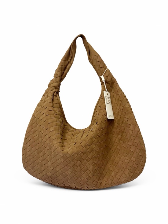 Urban Expressions Handbags - NWT Urban Expressions Victoria Faux Suede Women's Hobo Bag in Nutmeg